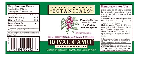 Frasco Royal Camu Camu polvo natural amazonas brasil