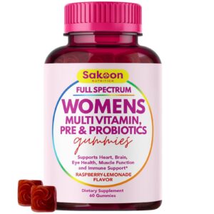 Frasco Sakoon Nutrition gomitas Multivitaminas halal para mujeres