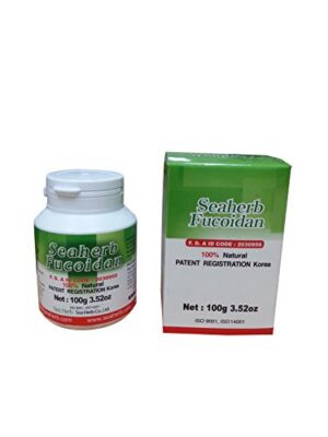 Frasco SeaHerb Fucoidan extracto alga marina marrón 100 gramos