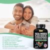 Frasco con etiqueta de Sea Moss Multimineral