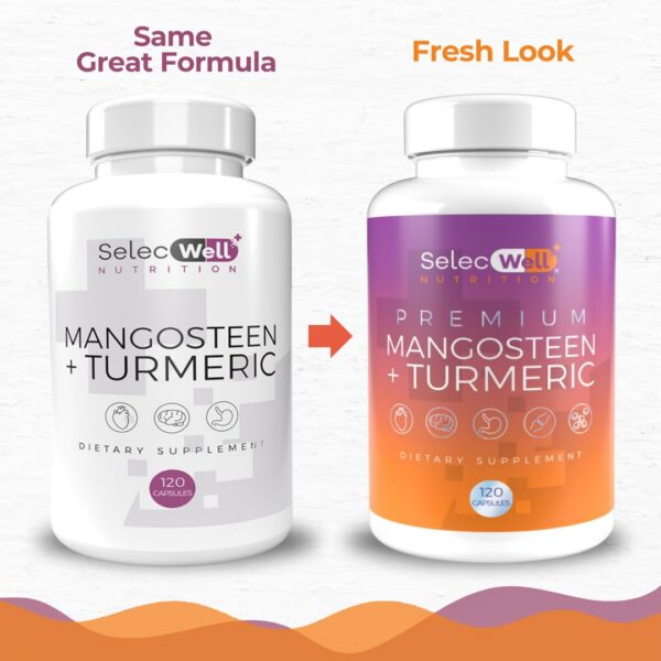 Frasco SelecWell mangostán y cúrcuma antioxidante y antiinflamatorio