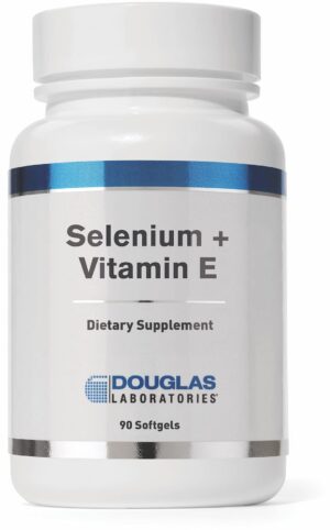 Frasco Selenium + Vitamin E de Douglas Laboratories