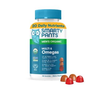 Frasco gomitas multivitamínico orgánico SmartyPants para hombres