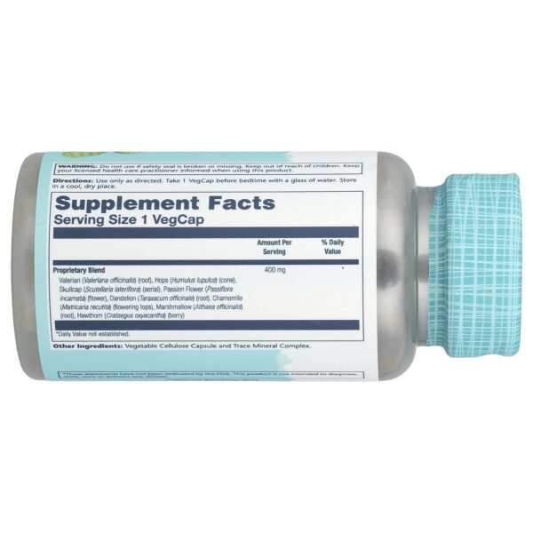 Frasco Solaray Sleep SP-17 suplemento natural descanso