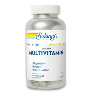 Frasco SOLARAY Spectro multivitamínico con 250 cápsulas