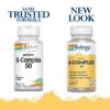 Frasco Solaray suplemento vitaminas B metiladas