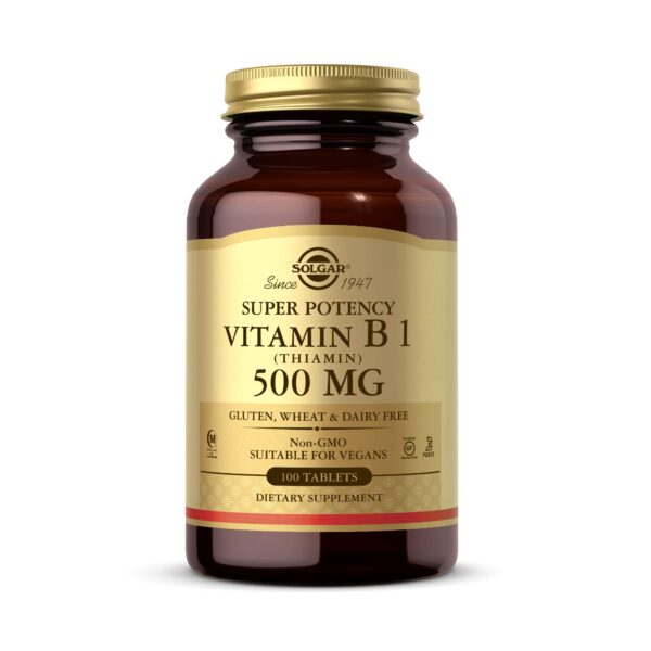 Version 1.0.0 Frasco Solgar Vitamina B1 500 mg 100 tabletas veganas