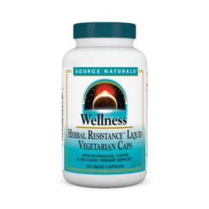 Frasco Source Naturals cápsulas vegetarianas defensa inmune