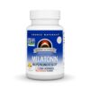 Frasco Source Naturals Melatonina 1 mg 200 pastillas masticables