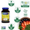 Version 1.0.0 Frasco ecoamigable de spirulina Earthrise vegana y certificada