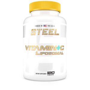 Version 1.0.0 Frasco Steel Supplements Vitamina C Liposomal 120 tabletas