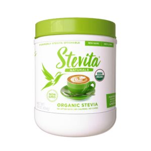 Frasco Stevita stevia orgánica 16 oz endulzante natural vegano
