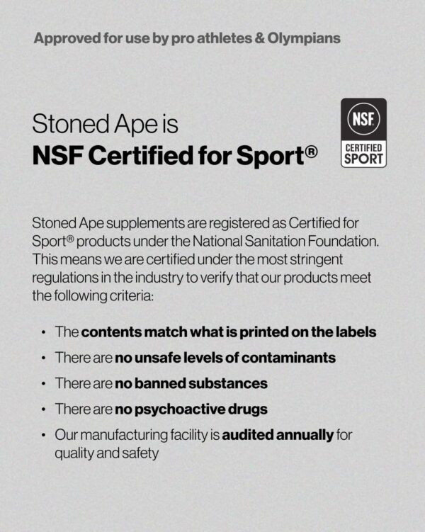 Frasco frontal Stoned Ape ZenX nootrópico y adaptógeno