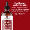 Version 1.0.0 Frasco Strauss Naturals Heartdrops Sabor Canela