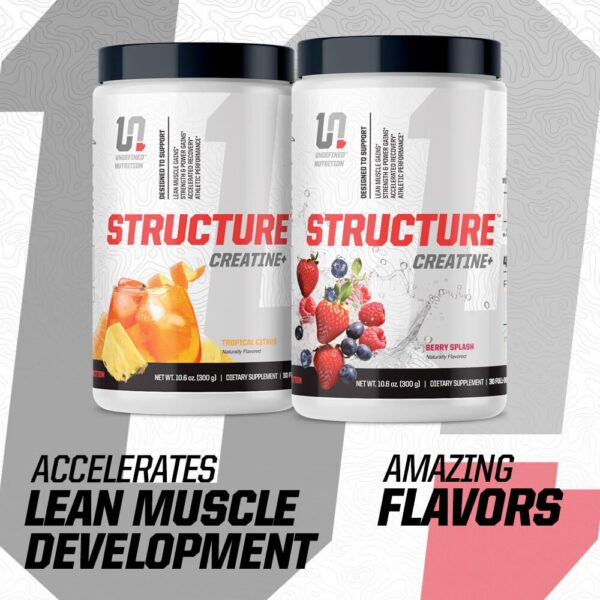 Frasco con sabor Tropical Citrus de STRUCTURE CREATINE+