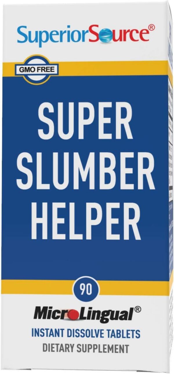 Frasco de suplementación Super Slumber Helper para sueño equilibrado