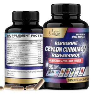 Frasco suplemento Cadane orgánico canela de Ceilán 90 cápsulas