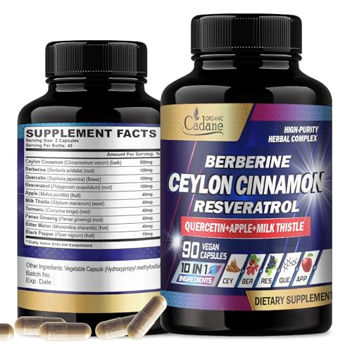 Version 1.0.0 Frasco suplemento Cadane orgánico canela de Ceilán 90 cápsulas
