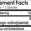 Version 1.0.0 Cápsulas de alfalfa 500mg de calidad pura para suplemento natural