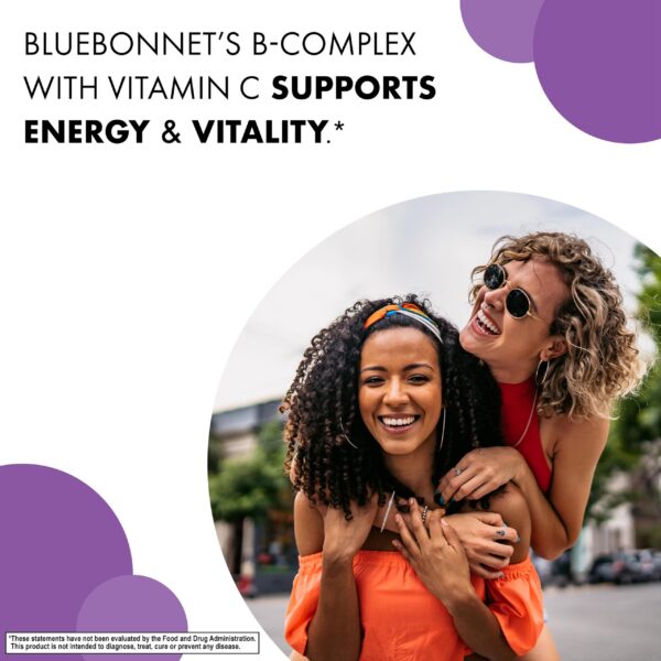 Version 1.0.0 Bluebonnet cápsulas vegetales con vitaminas b c para estrés