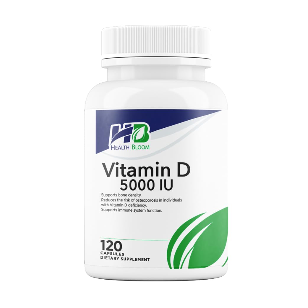 Health Bloom Vitamin D3, 5000 IU