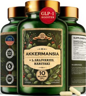 Version 1.0.0 Frasco suplemento Akkermansia probiótico AdvantageNutra