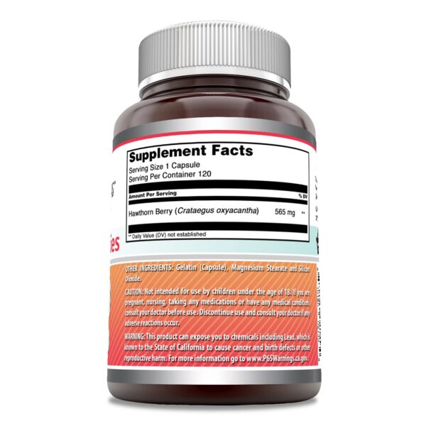 Version 1.0.0 Frasco suplemento Bayas de Espino Amazing Formulas 565 mg