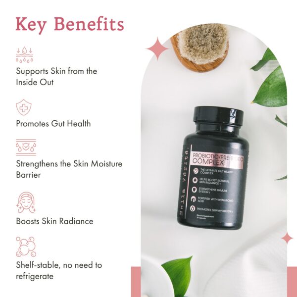 Frasco suplemento Bella Vérité probiótico prebiótico