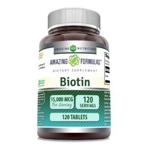 Version 1.0.0 Frasco suplemento biotina 15000 mcg 120 tabletas