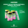 Frasco suplemento biotina Spring Valley cabello piel uñas
