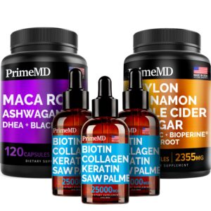 Frasco suplemento canela de ceilán PrimeMD cápsulas para salud