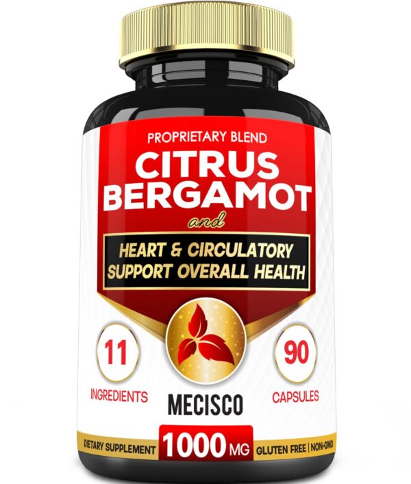 Version 1.0.0 Frasco de suplemento Citrus Bergamot 11 en 1 Mecisco