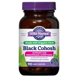 Frasco suplemento Cohosh Negro Oregon's Wild Harvest 90 cápsulas