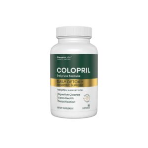 Frasco suplemento Colopril para limpieza del colon 90 cápsulas