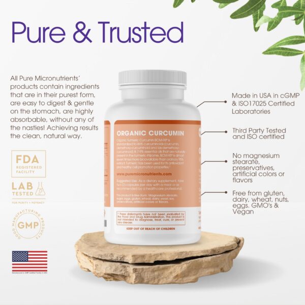 Version 1.0.0 Frasco de suplemento con cúrcuma BCM-95 1000mg