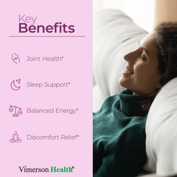 Frasco de suplemento cúrcuma y curcumina Vimerson Health