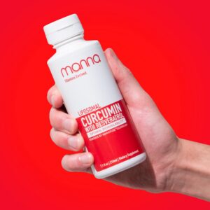 frasco suplemento curcumina liposomal con resveratrol