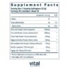 Frasco suplemento Digest Ease de Vital Nutrients 50 porciones