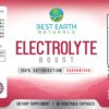 Frasco suplemento electrolitos Best Earth Naturals 30 cápsulas