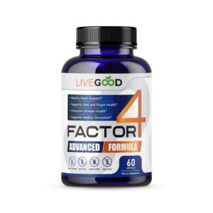 frasco suplemento Factor4 Livegood con cúrcuma y aceite de pescado