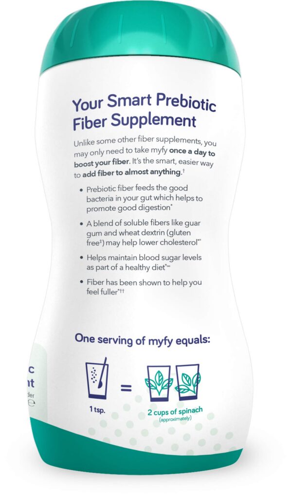 Frasco suplemento fibra MyFy prebiótica soluble sin sabor