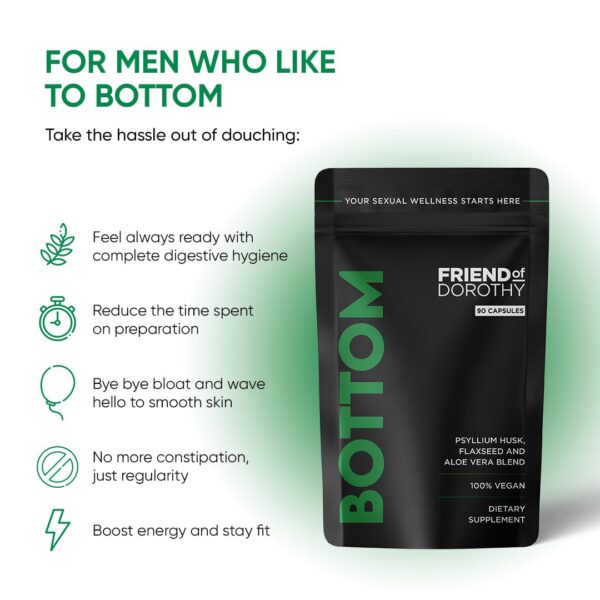 Frasco suplemento fibra psyllium BOTTOM vegano