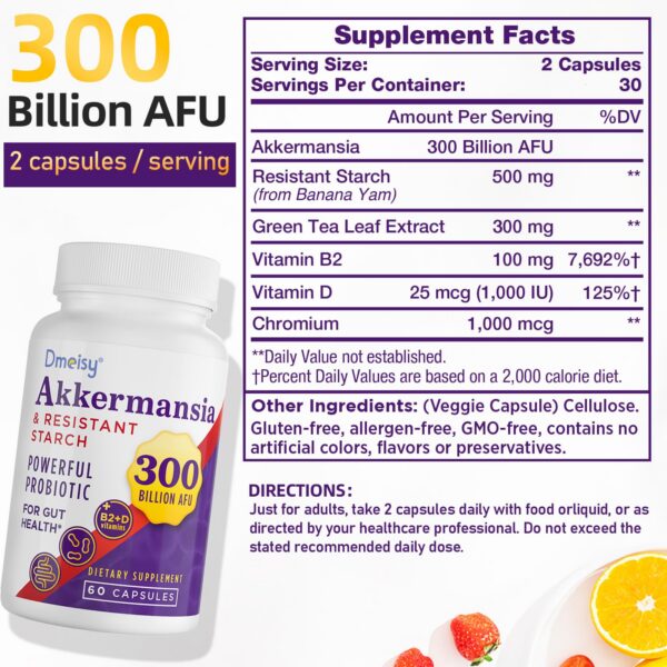 Frasco de suplemento GLP-1 Dmeisy para salud intestinal y inmunidad