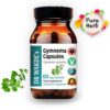 Frasco de suplemento Gymnema herbal 60 cápsulas veganas