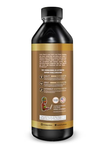 Version 1.0.0 Frasco de suplemento herbal melena de león orgánico