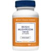 Frasco suplemento hongo reishi 1200mg The Vitamin Shoppe 100 cápsulas
