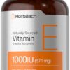 Frasco suplemento Horbäach vitamina E 1000 IU 60 cápsulas