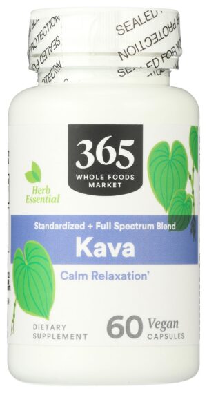 Version 1.0.0 Frasco suplemento Kava 365 Whole Foods Market 60 cápsulas