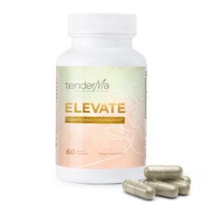 Frasco suplemento lactancia fenogreco tenderma 60 cápsulas