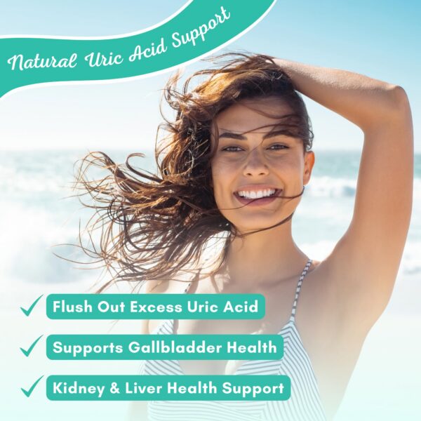 Frasco suplemento limpieza ácido úrico NutriONN 90 cápsulas